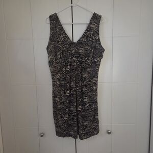 Elegant Black and Cream Women's Dress